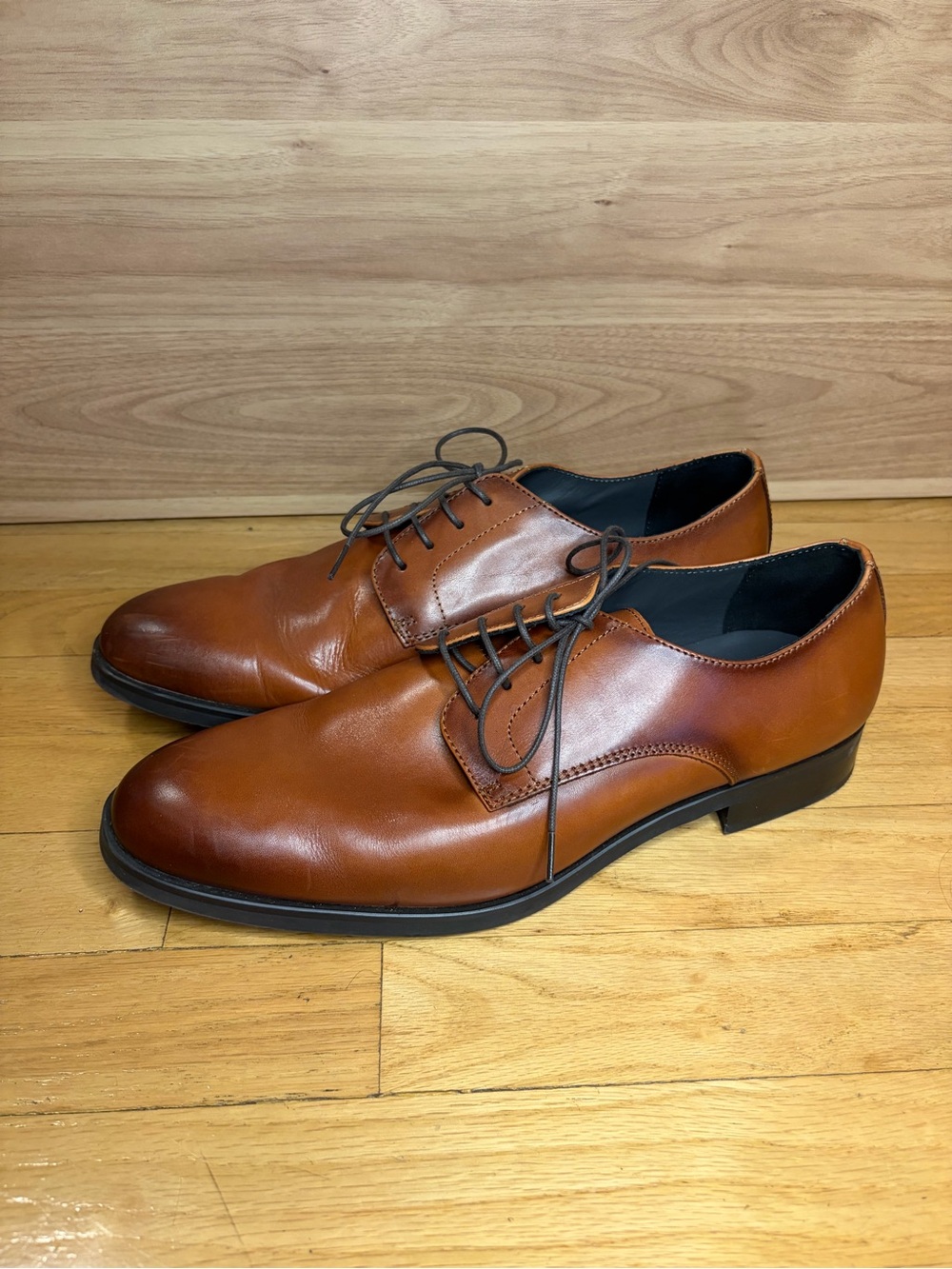 Nordstrom Brown Leather Derby Shoes - Size 11
